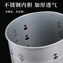 不锈钢烧纸桶聚宝盆烧元宝桶室内焚烧化宝炉烧金桶烧钱纸炉家用