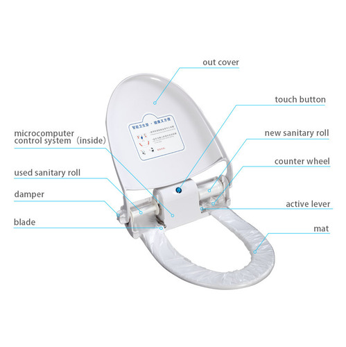 A one-time smart toilet seat cover replacement manufacturer, automatic film paper toilet