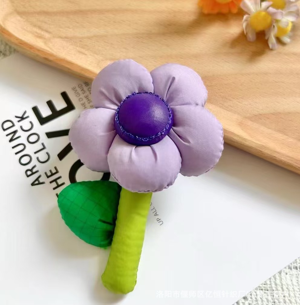 보라색 꽃(액세서리)