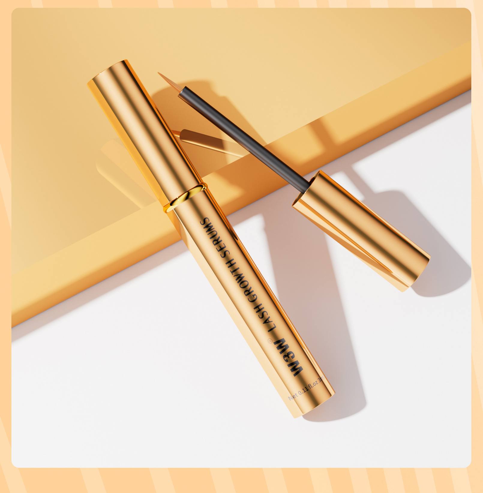 The cross-border new product W3W Eyelash serum, black and slender, is a highly recommended makeup product on Amazon TK undefined