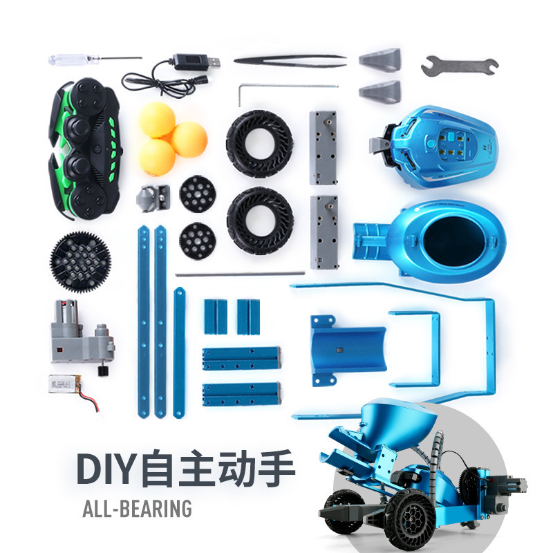 K6-Alloy Table Tennis Transmitter Car A- DIY Assembly Edition