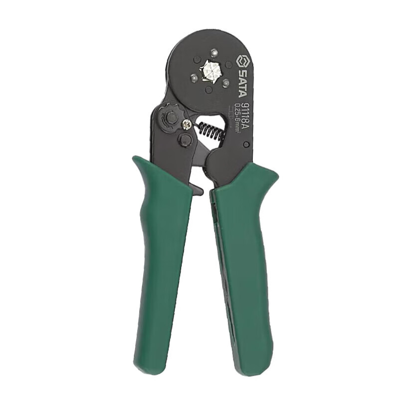 SDA SATA 91118A autoajustable europeo pinzas de crimpado de terminal 7 pulgadas (hexágono)