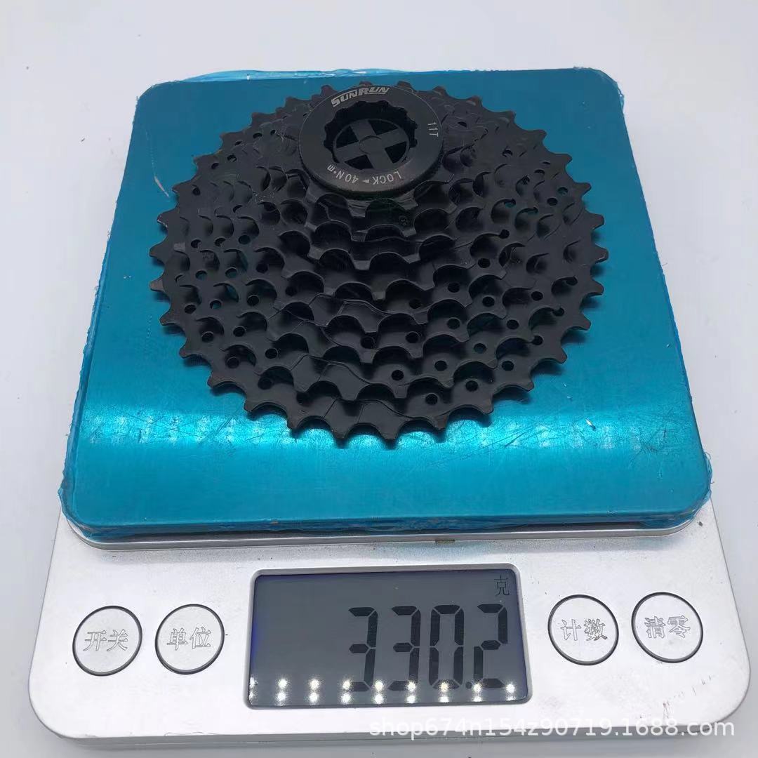 Volante de cassette de bicicleta de montaña 8/9/24/27 velocidad cassette negro placa volante velocidad de viaje diaria 8 velocidad/9 velocidad engranaje