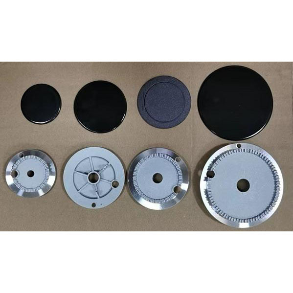 Mayorista acessorios de cocina de gas de estufas gruesas cubierta de hierro + conjunto de divisor de fuego de aluminio 2334 plástico image 2