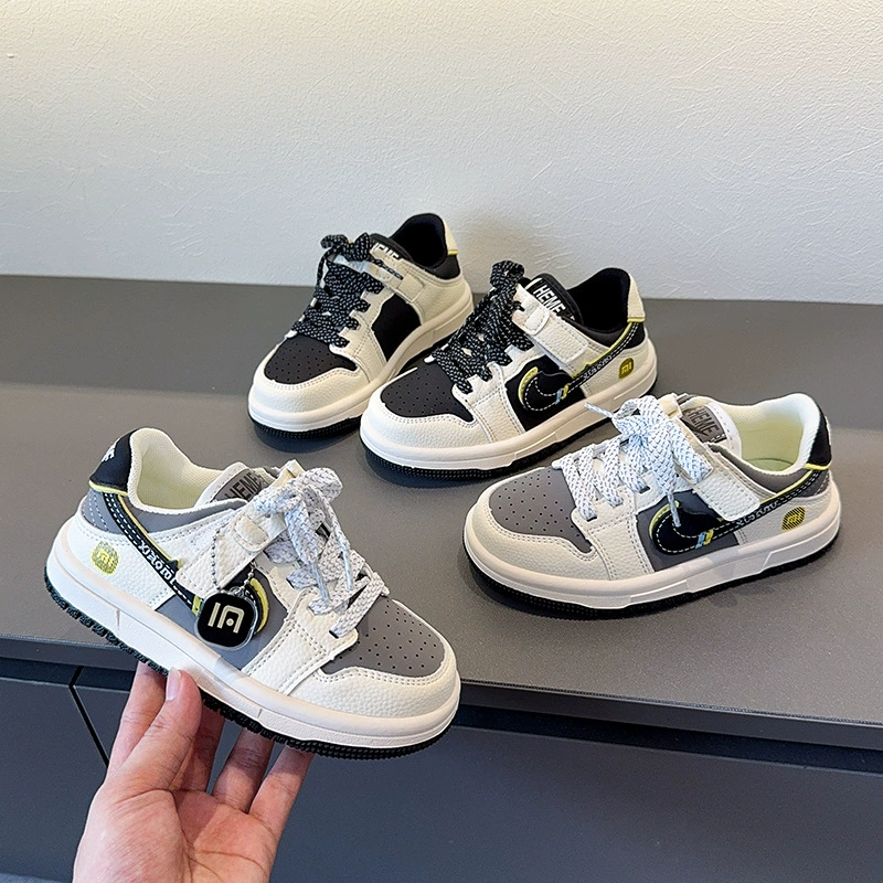 Кеды Air Jordan для детей, спортивная обувь для мальчиков, повседневная обувь, натуральная кожа