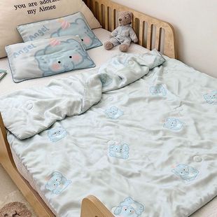 Summer Class A Cartoon 80 Tencel Cool Summer Quilt Children's Summer Quilt Air-conditioning Quilt Cute Baby Thin Quilt