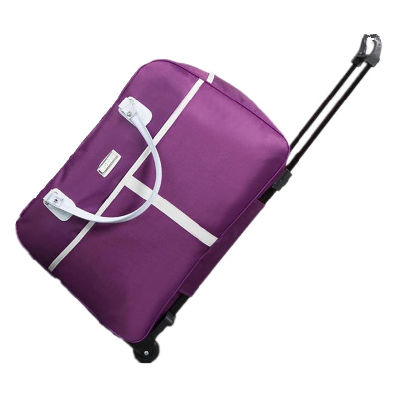 Travel Bag Women's Large Capacity Trolley Bag Portable Korean-style Short-distance Travel Boarding Lightweight Folding Luggage Bag for Male Students