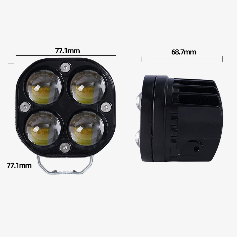 LED-освещение, внедорожник, модифицированный электрический автомобиль