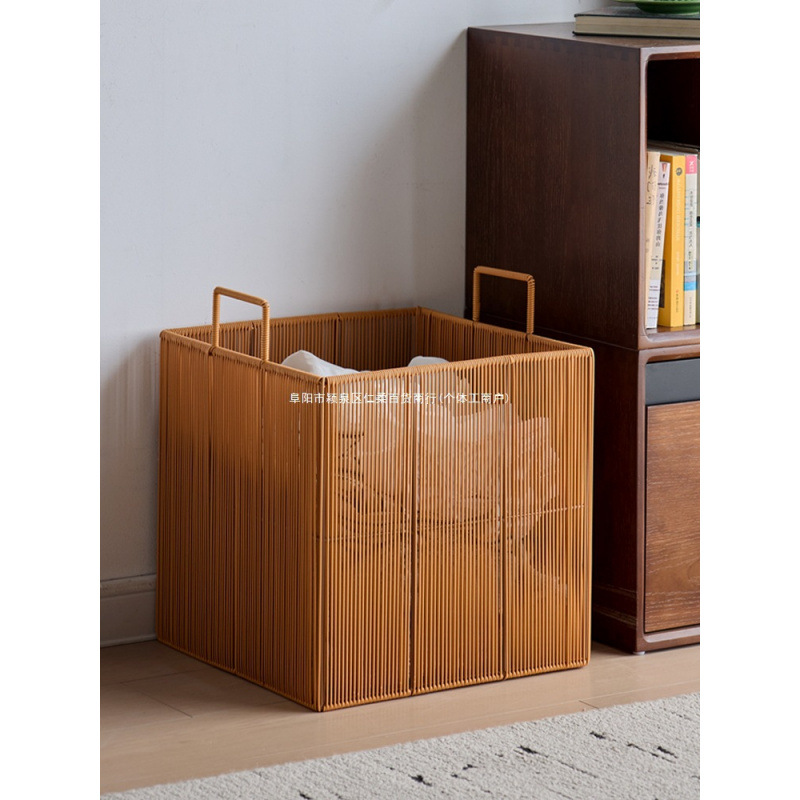 Japanese-Style Laundry Basket Clothes Storage Bin for Home Use, Trendy Dirty Laundry Basket, Bedroom High-Value Laundry Basket with Large Capacity