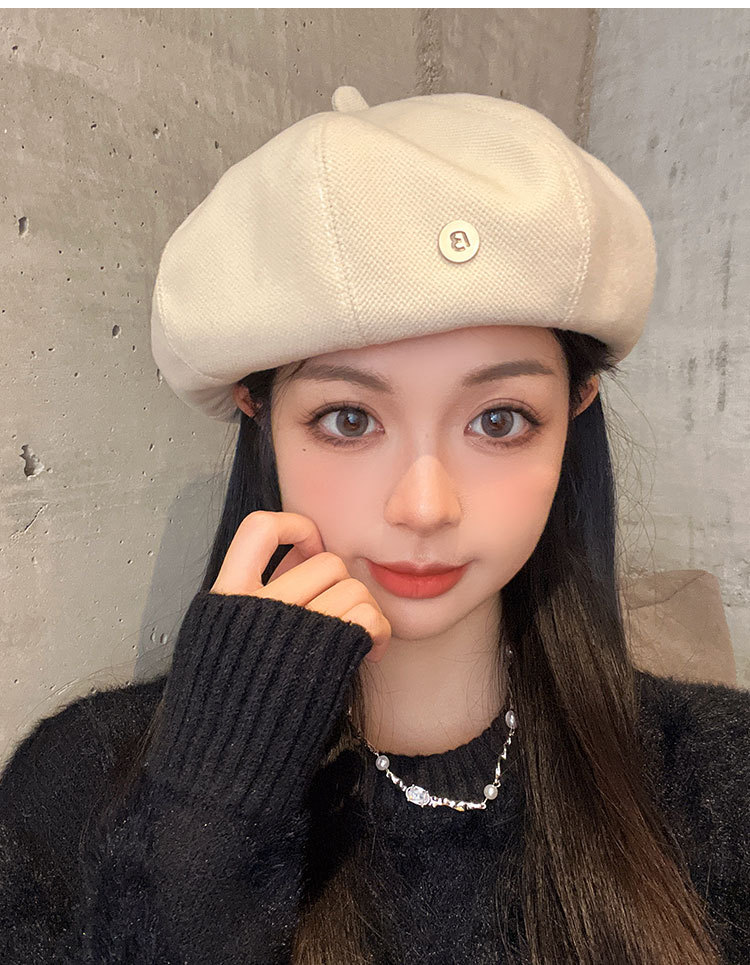 Classic Women's Beret Hat For Autumn And Spring Elegant Style_voghion.com