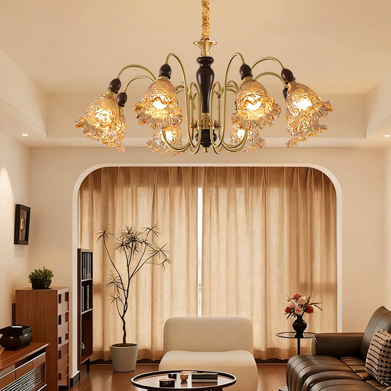 Design retro ceiling lamp for living room for bedroom, french style
