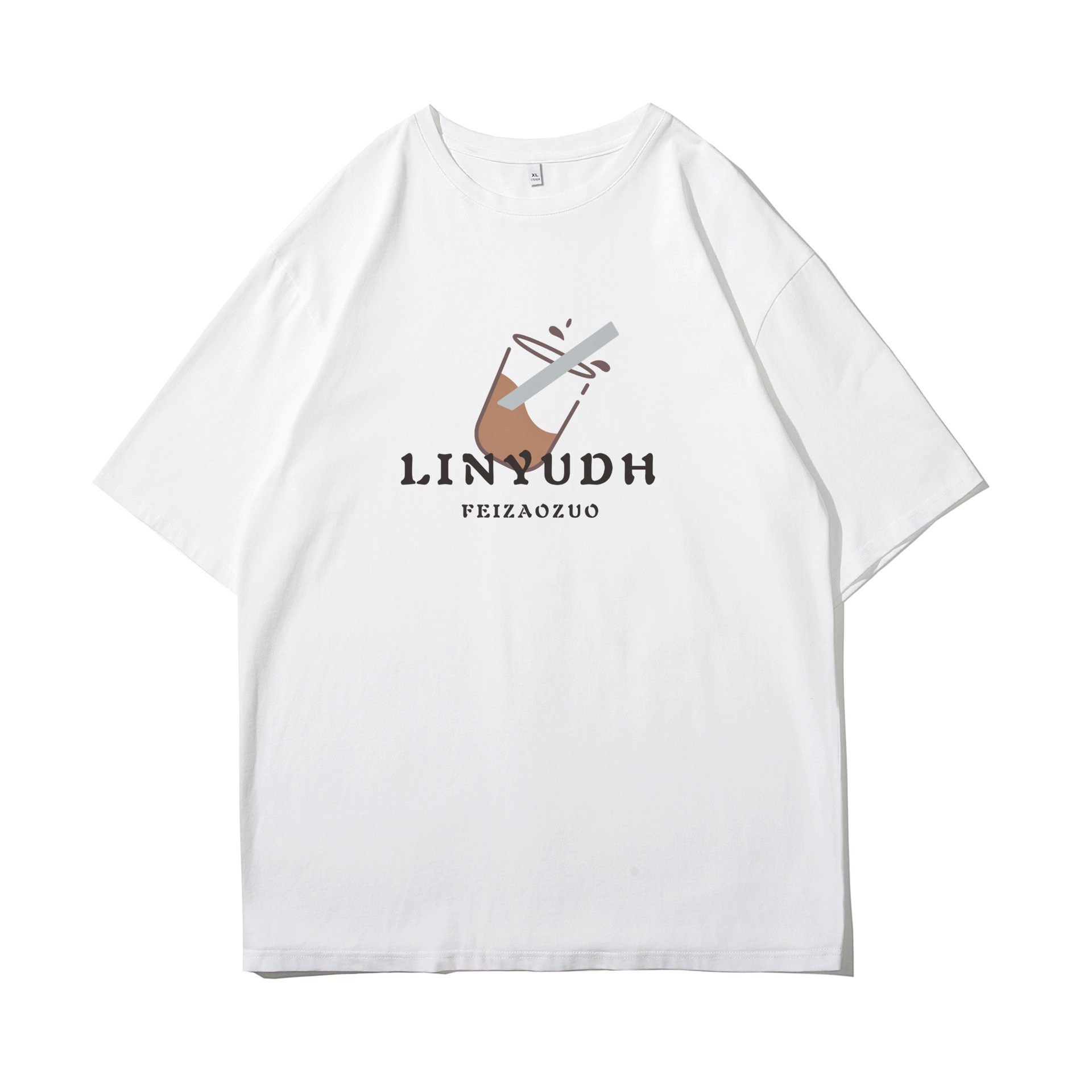 Pure cotton short sleeved T-shirt for men's summer 2024 new loose top half sleeved T-shirt_voghion.com