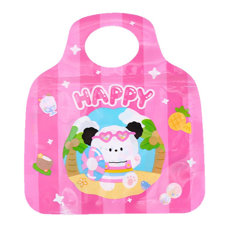 手提自封袋幼儿园糖果零食小礼物分装儿童节伴手礼包装袋批发密封