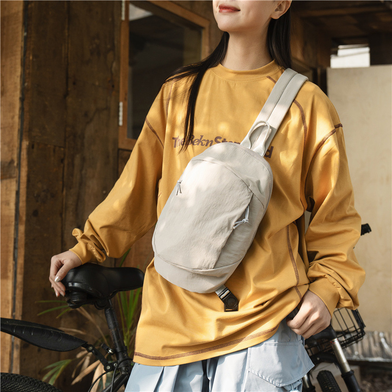 Outdoor Portable Small Shoulder Bag for Men, Lightweight Outing Crossbody Bag, Sports Mountaineering Bag, Women's Chest Bag, Casual Shoulder Bag