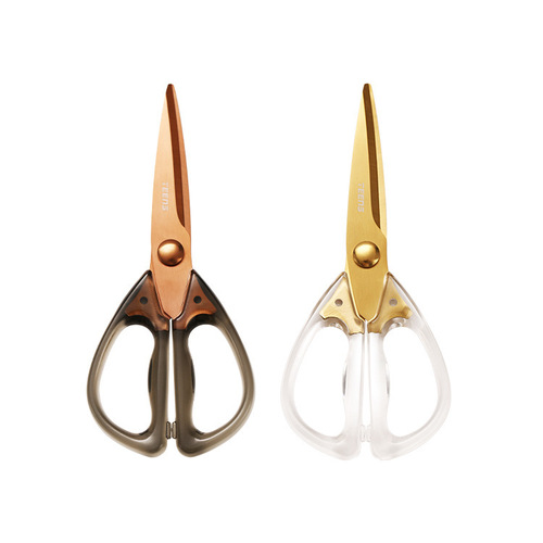 Ternes Acrylic Kitchen Shears Multifunction Powerful Chicken Bone Shears Seafood Shears BBQ Meat Vegetable Shears Stainless Steel Shears