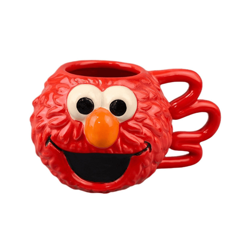 Linda pareja agornitbird 3D tridimensional pájaro taza de marcador de cerámica taza de agua creativa taza de animal 3D pintada a mano