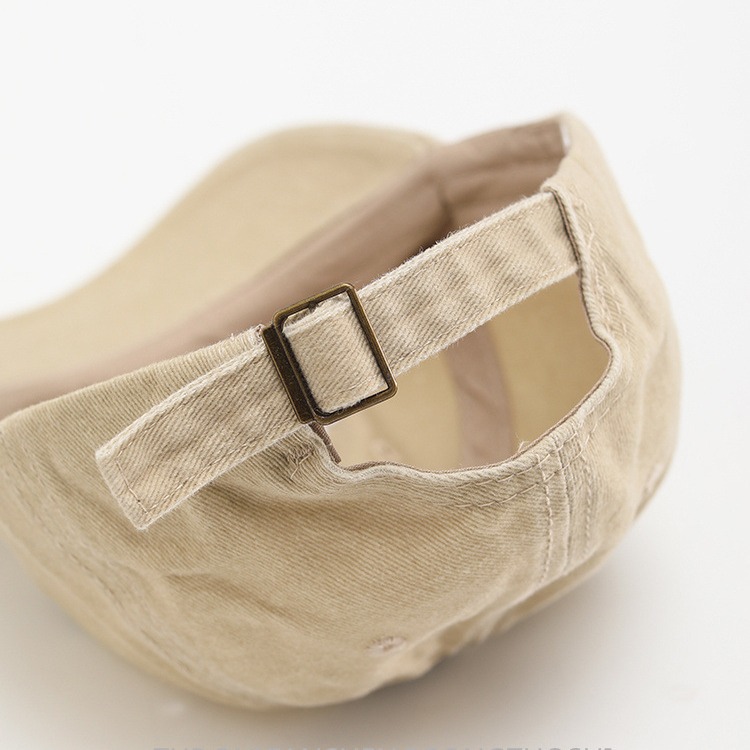 Estilo coreano niños coche bordado gorra de béisbol superior suave chico guapo todo partido lavado angustiado chica ala ancha gorra de pico