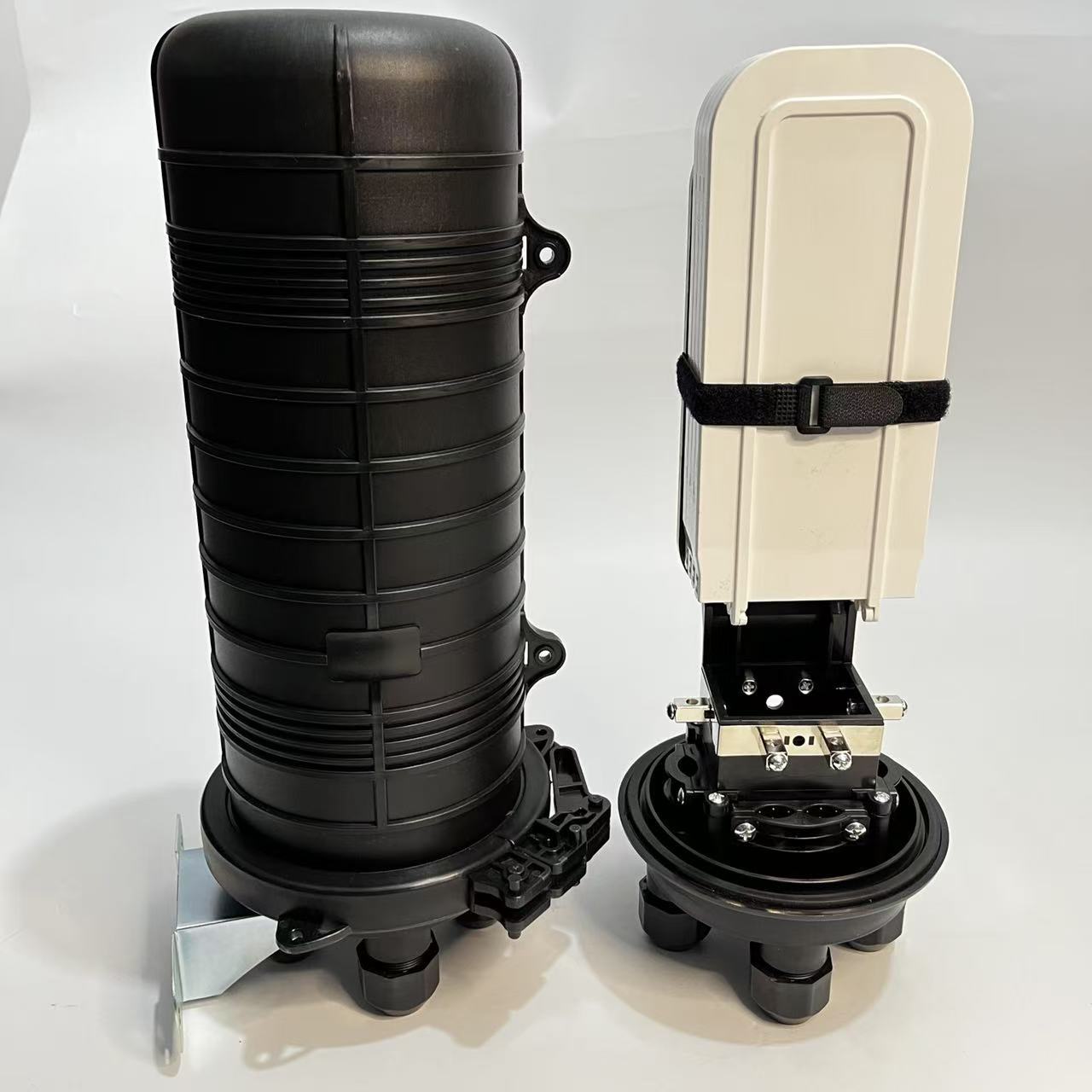 帽式光缆48芯光缆接头盒 1进4出热缩密封36芯光纤接线盒接头包厂