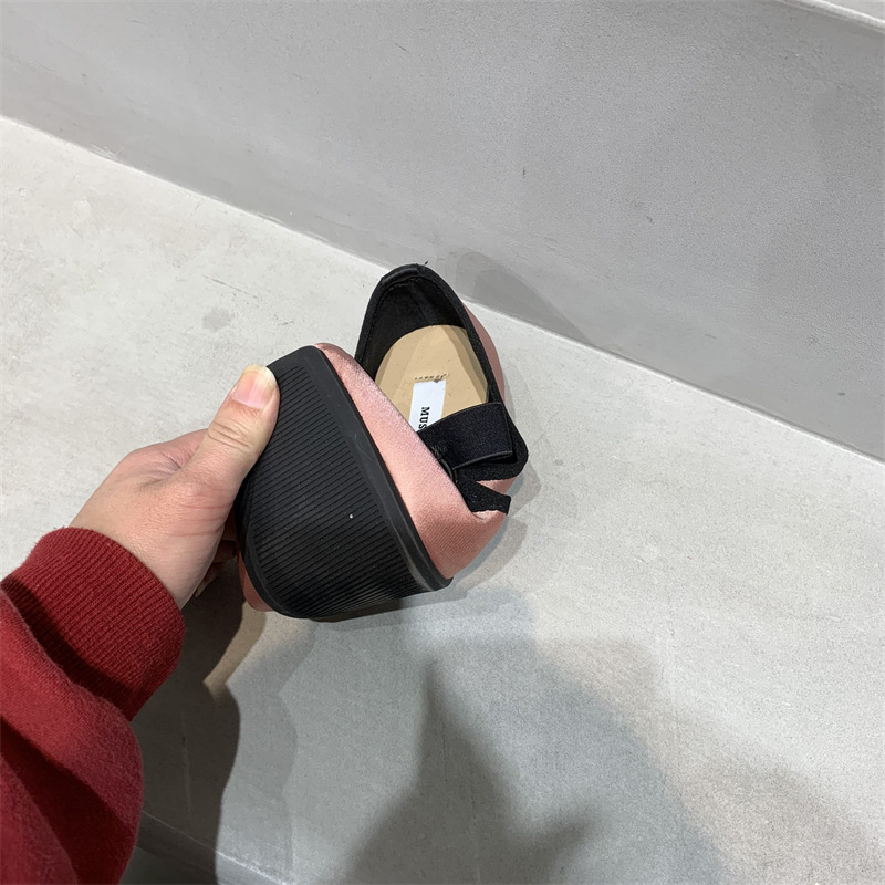 Evening Breeze Gentle Pink Flat Mary Jane Single da donna 2024 New Spring Square Head Scarpe da barca francesi_voghion.com