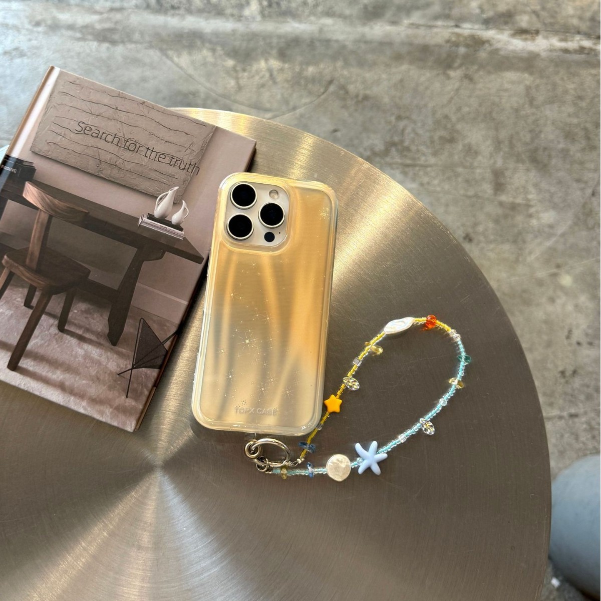 Fantasía pequeña y fresca brillo láser para Apple 15ProMax funda para teléfono móvil 16Pro cadena 14/13 nuevo 16PM