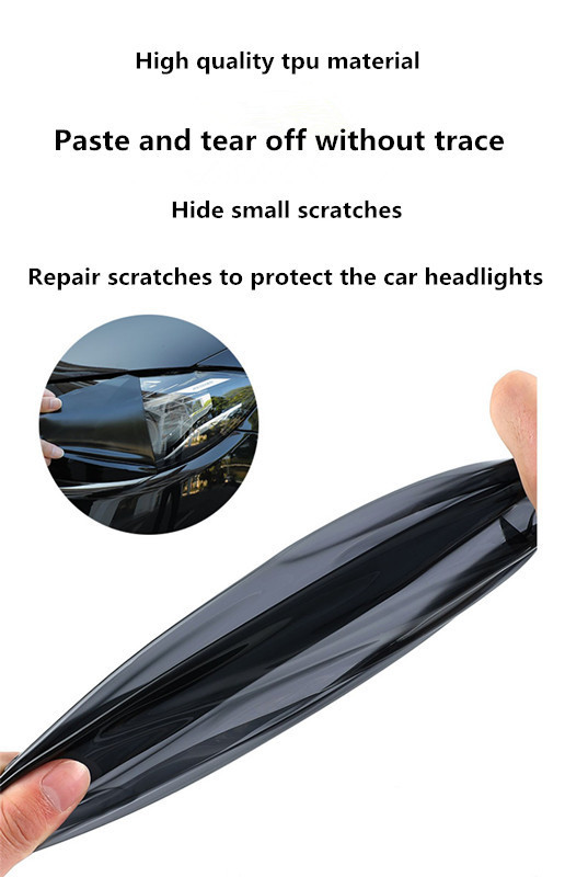 TPU car import light film, color-changing, blackened, light black, headlight and taillight protective film, rear light car film, color-changing film