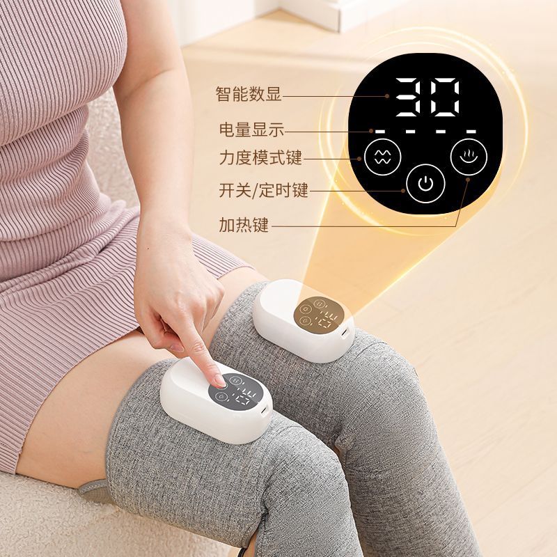 大小脚マッサージャー、空気波加熱美脚痩身電動空気圧理学療法器具、ロング膝冷え脚器具|undefined