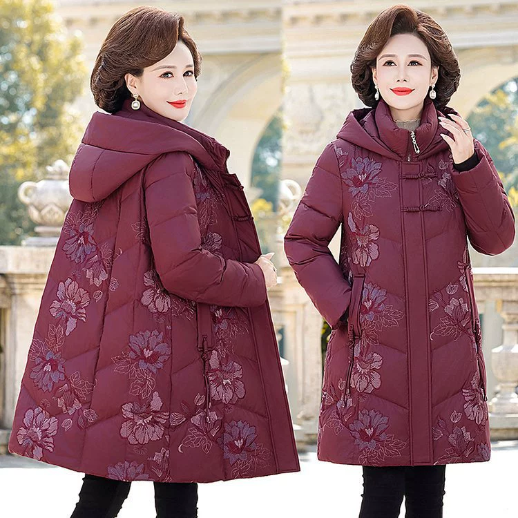 Зимний пуховик для мамы среднего возраста