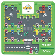 子供の早教磁気計数演算板の色分類磁気ペンのボール移動駐車場ゲームの益智玩具