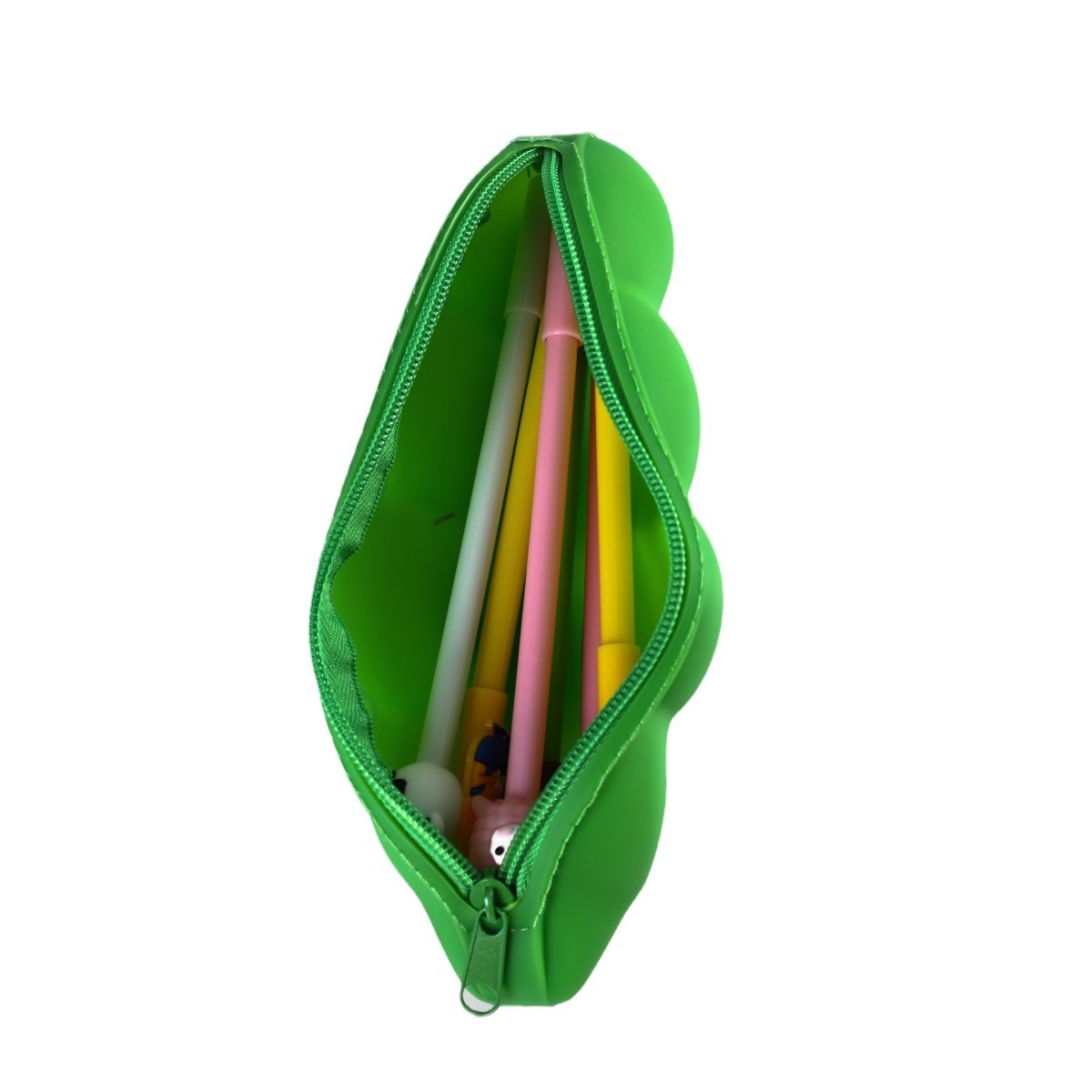 Simulación fruta y verdura estudiante caja de lápiz de silicona bolsa de lápiz creativo niños lindo pequeña bolsa de dinero bolsa de almacenamiento caja de la llave