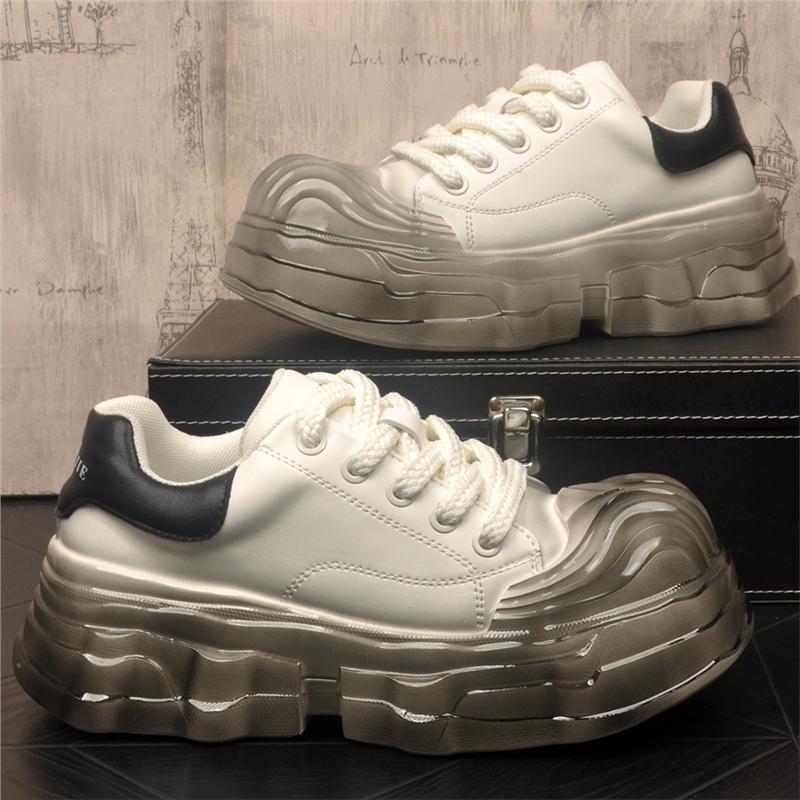 2025 European Station New Thick-Soled Sneakers for Men, Original Niche Round-Toe Comfortable Trendy Sports and Casual Shoes