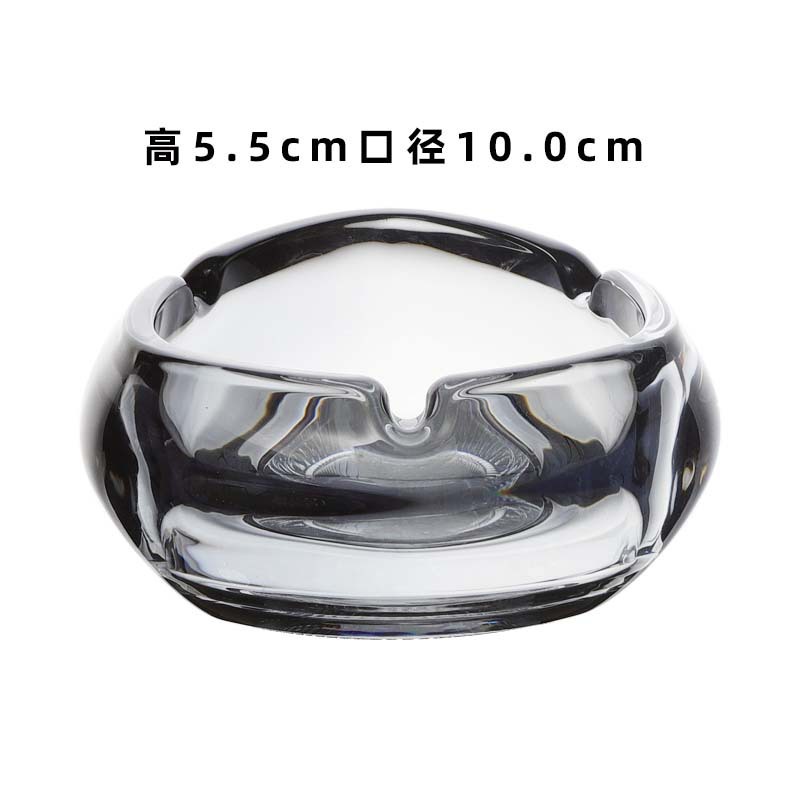 Cenicero de vidrio cenicero de hotel comercial oficina creativo simple sala de estar del hogar en forma de melocotón cenicero anti-polvo