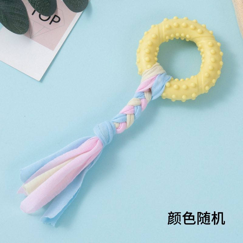 狗狗玩具耐咬磨牙棒中大型犬咬胶球小狗泰迪柯基宠物解闷玩具|undefined