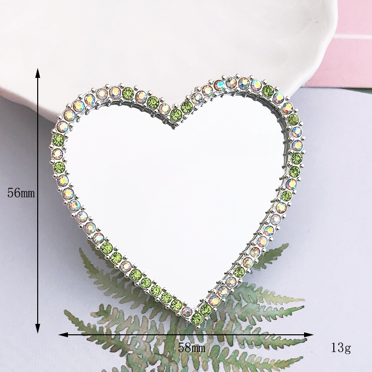 Diamante perla flor lente teléfono móvil belleza material 2022 nuevo amor espejo DIY accesorios de la joyería del teléfono móvil