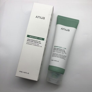 Cross-border latest version of ANUA Houttuynia cordata LHA moisturizing exfoliating gel gel 120ml cleansing and soothing exfoliating