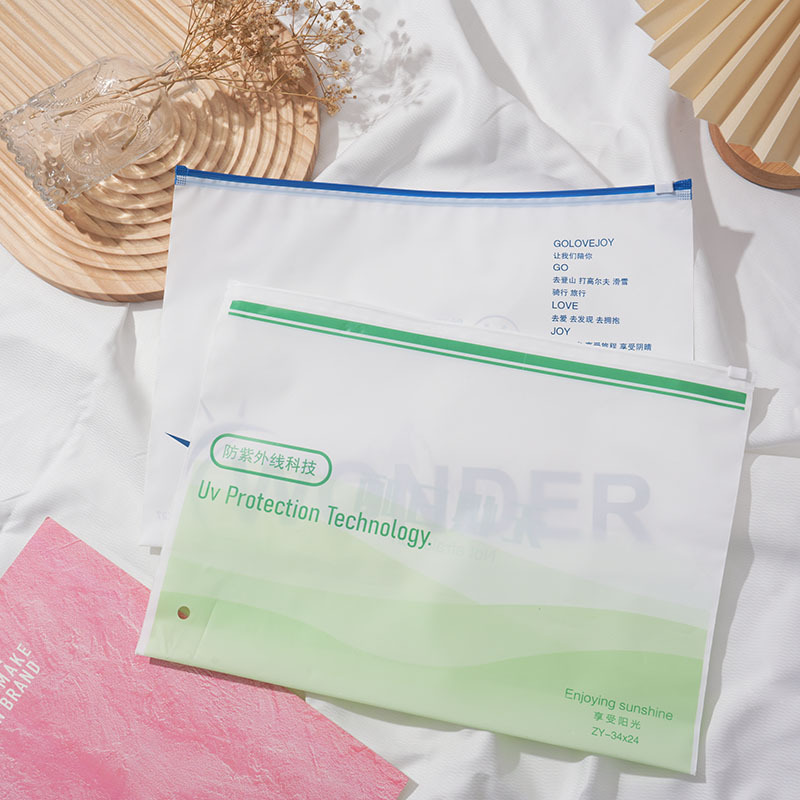 Bolsa de embalaje de ropa de protección solar de verano, ropa de secado rápido, camiseta, bolsa con cremallera, bolsa mate cpe, bolsa ziplock de película blanca lechosa, personalizada
