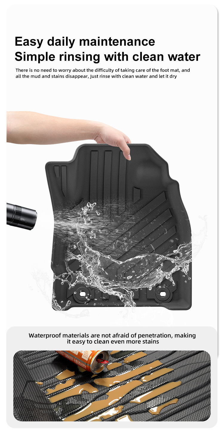 Suitable for 23-25 Mg Mg3 Right-Hand Drive Car Floor Mats, Special Car Floor Mats, Tpe Floor Mats, Cross-Border Supply
