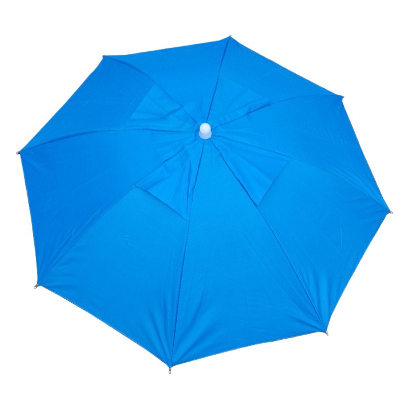 65CM diameter tea picking hat umbrella double layer with breathable hole head wearing umbrella printable advertising LOGO AliExpress supply