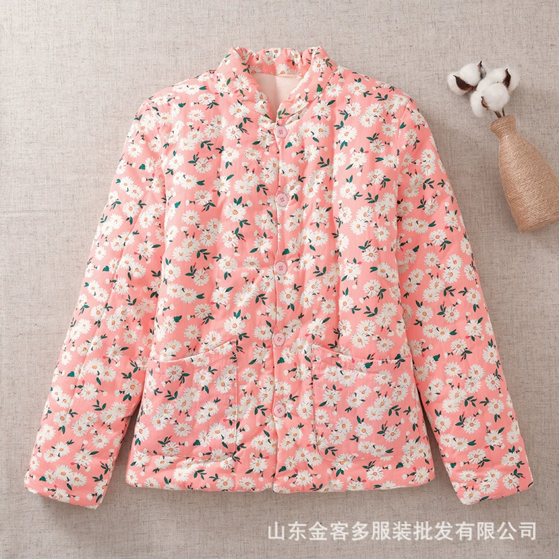 Новое зимнее пальто из чистого хлопка ручной работы, холодостойкое теплое модное женское пальто, пальто в китайском стиле