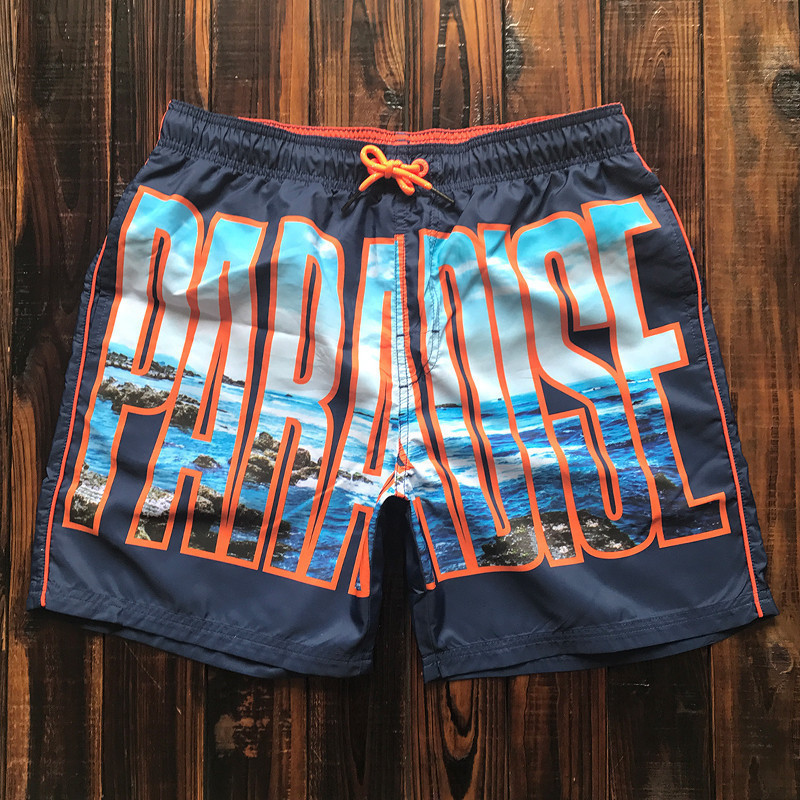 Surfing Pants, Swimming Beach Pants, Loose Large Size Quick-Drying Sea Swimming Shorts Lined with Hot Spring Bathing Pants for Vacation