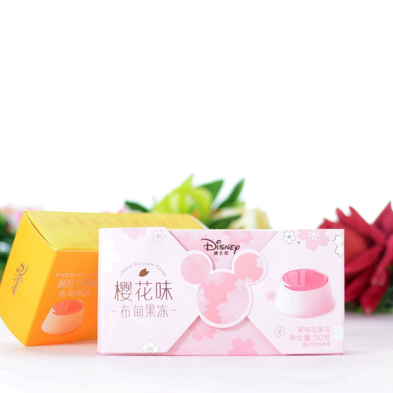 Микки Минни Ян Чжи Ганлу Вкус/Вкус вишневого цвета/Вкус молочнокислых бактерий Будианское желе 50 г/2 упаковки