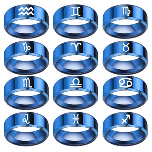 �羳؛Դ���s����ʮ�������D��ָ�h��Ȧ�R�����{ɫ��H��ָ8mm