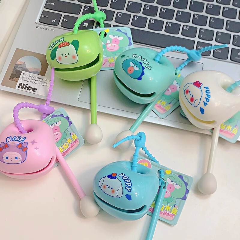 Cartoon Decompression Small Wooden Fish Cute Ornaments Student Office Decoration Healing Birthday Kidsren's Day Small Gifts Cartoon Decompression Small Wooden Fish Cute Ornaments Student Office Decoration Healing Birthday Kidsren's Day Small Gifts