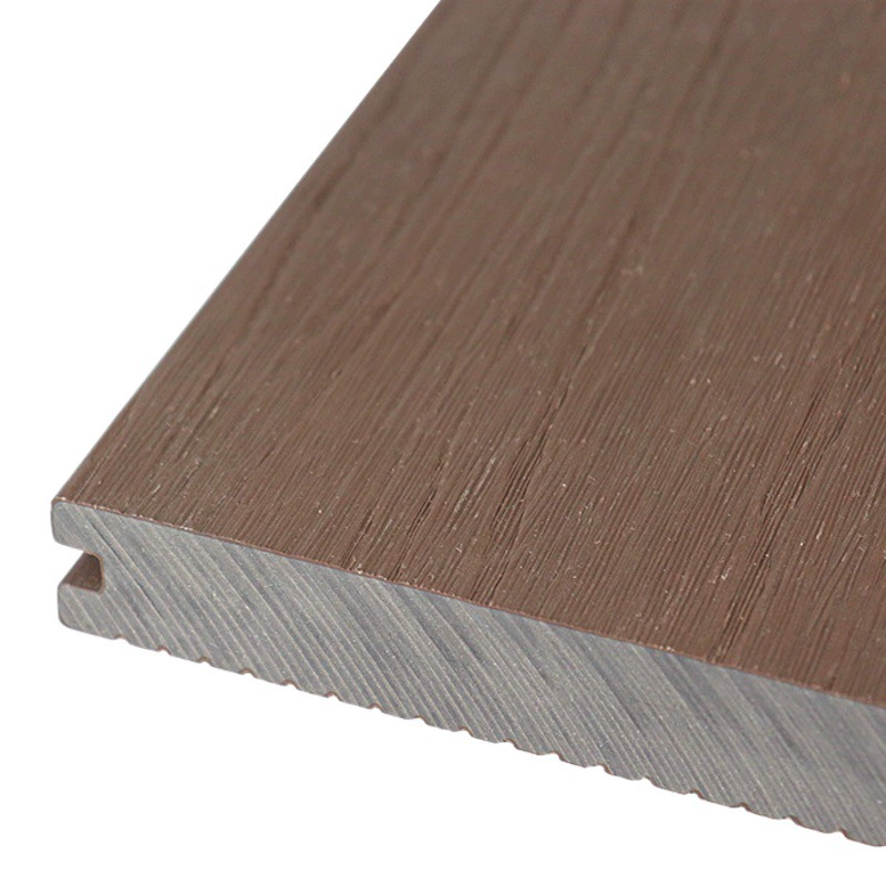 Оптовая продажа наружная пластиковая древесина сплошной пол двор сад WPC напольная дорожка антикоррозийный влагостойкие и сжатые деревянные пластиковые полы