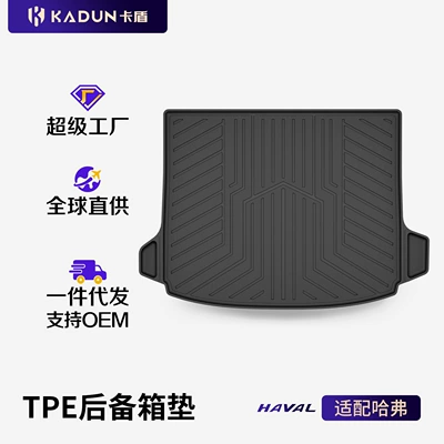 Suitable for Haval H6 Big Dog, Menglong, Xiaolong Max, H6L, All-Weather Tpe Car Trunk Mat