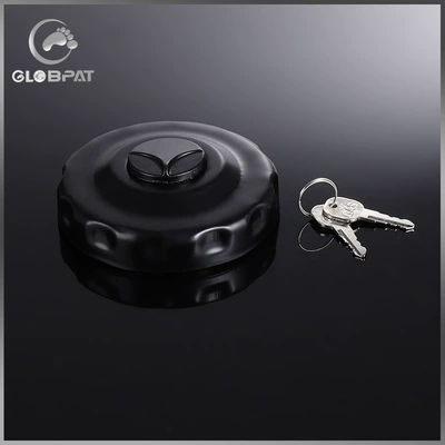 Tank cap cover with lock and anti-theft