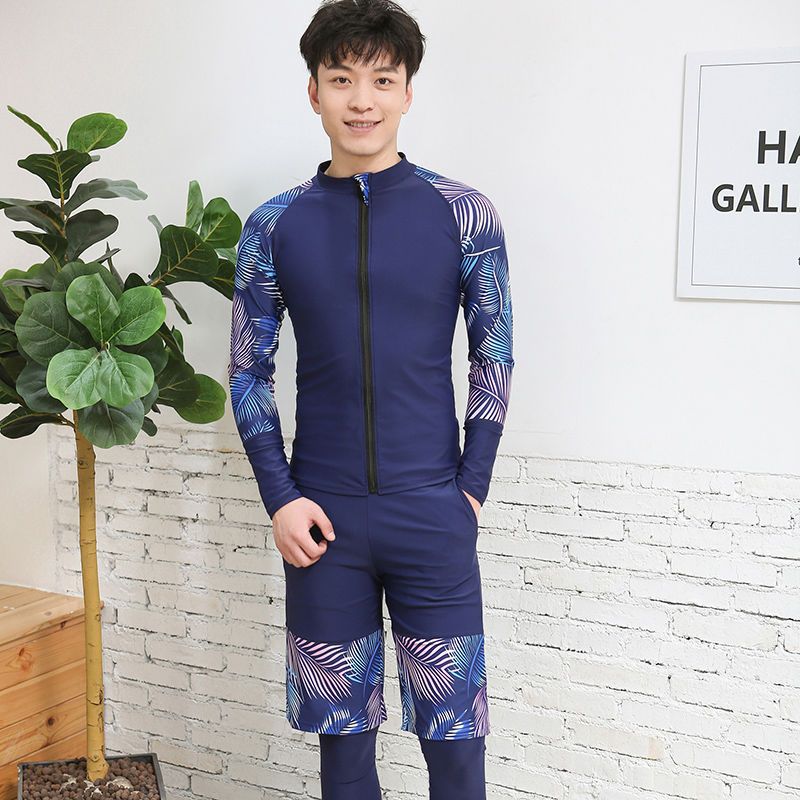 Trajes de buceo, trajes de baño de mujer, cuatro piezas de vestido con sombrero, pantalones de mangas largas parejas, trajes de snorkeling de medusas, comercio exterior