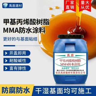 碳化深度为零甲基丙烯酸树脂MMA防水涂料 管廊隧道自来水厂污水池
