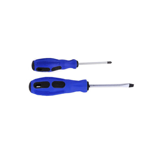 Manufacturer supplies cross-blade screwdriver tool set for repairing strong magnetic screwdriver, massage handle, rubberized screwdriver