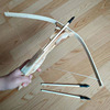 Wooden street bow and arrows, toy, family style, archery