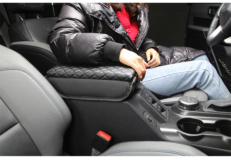Suitable for Bronco Ford Armrest Box Protective Cover, Armrest Box Pad, Car Central Armrest Heightening Pad